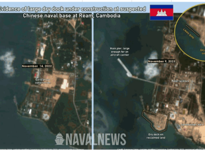  Chinese Navy’s Suspected New Overseas Base In Cambodia Now Even Larger
